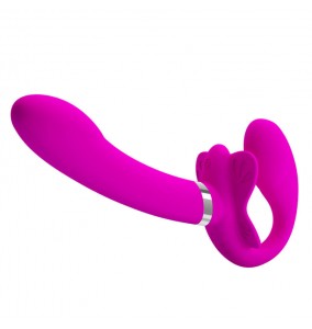 PRETTY LOVE - Valarie Dual-Motor Vibration Wearable (Chargeable - Red Rose)